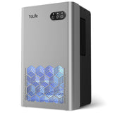 ToLife Dehumidifiers for Home, 1000 sq.ft Dehumidifier for Basement Bedroom Bathroom with 95 OZ Water Tank, Auto Shut Off 7 Colors LED Light, Silver