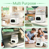 NIRGU 4-in-1 Auto Baby Bottle Washer – All-in-One Cleaner, Sterilizer and Dryer Double Layer Large Capacity