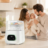 NIRGU 4-in-1 Auto Baby Bottle Washer – All-in-One Cleaner, Sterilizer and Dryer Double Layer Large Capacity