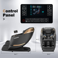 Massage Chair Full Body, Zero Gravity SL-Track Shiatsu Massage Recliner Chair with Body Scan, Airbags, Foot Rollers, Deep Yoga Stretch, Heating (U1-Black)