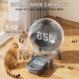 vivirata Self Cleaning Litter Box, Dual Safety Sensors, App Control, Gray