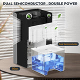 ToLife Dehumidifiers for Home, 1000 sq.ft Dehumidifier for Basement Bedroom Bathroom with 95 OZ Water Tank, Auto Shut Off 7 Colors LED Light, Silver