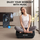 SEDOZIK Vibration Plate Exercise Machine, 400 Lbs Capacity Whole Body Vibrating Plate for Lymphatic Drainage, Weight Loss Fat Burner for Home Workout Women Men, Black