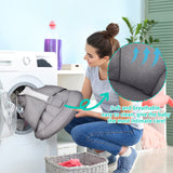 HKAI Baby Walker for 6-18 Months - One-Touch Foldable Design, 9 Adjustable Heights, Non-Slip Wheels with Removable Activity Tray, Green