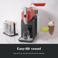 Slushie Machine,Slushy Machine for Home,6 Preset Programs,Auto Cleaning,No Ice Needed, Frozen Drink Maker for Milk Shakes,Frappe,Margarita Smoothie,Slush,and more