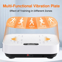 Vibration Plate Exercise Machine, 2025 Upgraded Fitness Vibrating Lymphatic Drainage Full Body Workout Shaker for Weight Loss, Featuring a 330 Lbs Capacity Vibrate Fitness Platform with 8 Modes