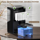 DARKIRON Dehumidifier for Home, 95 OZ Water Tank, (1000 sq.ft) Upgrade Dehumidifiers for Bathroom Bedroom Basement with Auto Shut Off,7 Colors LED Light (Black)