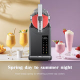 Slushie Machine,Slushy Machine for Home,6 Preset Programs,Auto Cleaning,No Ice Needed, Frozen Drink Maker for Milk Shakes,Frappe,Margarita Smoothie,Slush,and more
