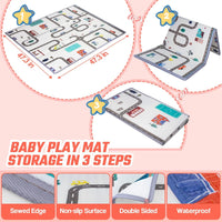 kmaier Baby Playpen with Anti-Slip Mat for Indoor and Outdoor Playard Kids Activity Center with Gate, Portable Baby Fence Area for Babies and Toddlers, Black