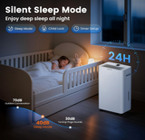 DARKIRON Dehumidifier for Home, MAX 80 Pint, 4500 Sq.Ft with Drain Hose, Humidity Control and Auto Shut-off, Quiet Smart Compressor for Home, Garage and Large Rooms