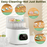 Upgraded Bottle Washer Pro, All-in-One Baby Bottle Washer and Sterilizer & Dryer, Cleaning Machine for Bottles, Pump Parts & Baby Essentials, Effortless Care, Replaces Hand Washing