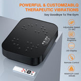 Vibration Plate Exercise Machine, 2025 Upgraded Fitness Vibrating Lymphatic Drainage Full Body Workout Shaker for Weight Loss, Featuring a 330 Lbs Capacity Vibrate Fitness Platform with 8 Modes