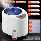 Portable Steam Sauna Tent for Home, Steam Sauna for Home with Steamer, 9 Temp Levels & 99 Min Timer, 5-Layer Waterproof Insulated, Folding Chair