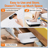 Vibration Plate Exercise Machine, 2025 Upgraded Fitness Vibrating Lymphatic Drainage Full Body Workout Shaker for Weight Loss, Featuring a 330 Lbs Capacity Vibrate Fitness Platform with 8 Modes