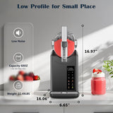 Slushie Machine,Slushy Machine for Home,6 Preset Programs,Auto Cleaning,No Ice Needed, Frozen Drink Maker for Milk Shakes,Frappe,Margarita Smoothie,Slush,and more