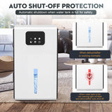 DARKIRON Dehumidifier for Home, 95 OZ Water Tank, (1000 sq.ft) Upgrade Dehumidifiers for Bathroom Bedroom Basement with Auto Shut Off,7 Colors LED Light (White)
