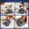 SUDILO Mattress Vacuum Cleaner with Heat, 16kPa Suction, HEPA & 500W Motor – Deep Clean Dust & Pet Hair on Bed, Couch, Carpet, Gray