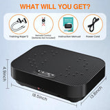 Vibration Plate Exercise Machine, 2025 Upgraded Fitness Vibrating Lymphatic Drainage Full Body Workout Shaker for Weight Loss, Featuring a 330 Lbs Capacity Vibrate Fitness Platform with 8 Modes