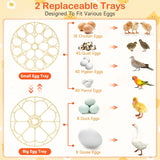 Onsju 18 Egg Incubators for Hatching Eggs, Automatic Egg Turning and Humidity Control Incubator for Hatch Chicken Duck Quail Pigeon Pheasant Partridge Home Classroom Lab-