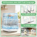 NIRGU 4-in-1 Auto Baby Bottle Washer – All-in-One Cleaner, Sterilizer and Dryer Double Layer Large Capacity
