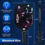 Pickleball Paddles Set of 2, USAPA Approved Fiberglass Surface Pickleball Set with 2 Pickleball Rackets,4 Pickleball Balls,1 Portable Carry Bag, Pickle Racket Set for Men Women