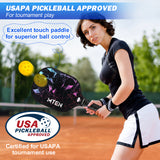 Pickleball Paddles, USAPA Approved Pickleball Paddles Set of 4, Pickleball Set with 4 Pickleball Rackets, Portable Carry Bag, 4 Grip Tapes, Pickle Ball Paddle Set for Men Women