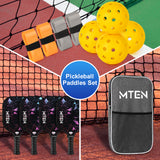 Pickleball Paddles, USAPA Approved Pickleball Paddles Set of 4, Pickleball Set with 4 Pickleball Rackets, Portable Carry Bag, 4 Grip Tapes, Pickle Ball Paddle Set for Men Women