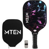 MTEN Pickleball Paddle, USAPA Approved Fiberglass Surface Pickleball Paddle with Protective Cover, Outdoor for Men Women
