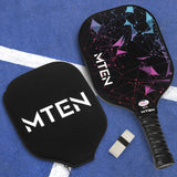 MTEN Pickleball Paddle, USAPA Approved Fiberglass Surface Pickleball Paddle with Protective Cover, Outdoor for Men Women