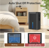 DARKIRON Dehumidifier for Home, 1000 Sq.Ft Quiet Dehumidifier with Auto Shut Off & 7 Color Ambient Light, Ideal for Livingroom Bedroom Basement (Black)